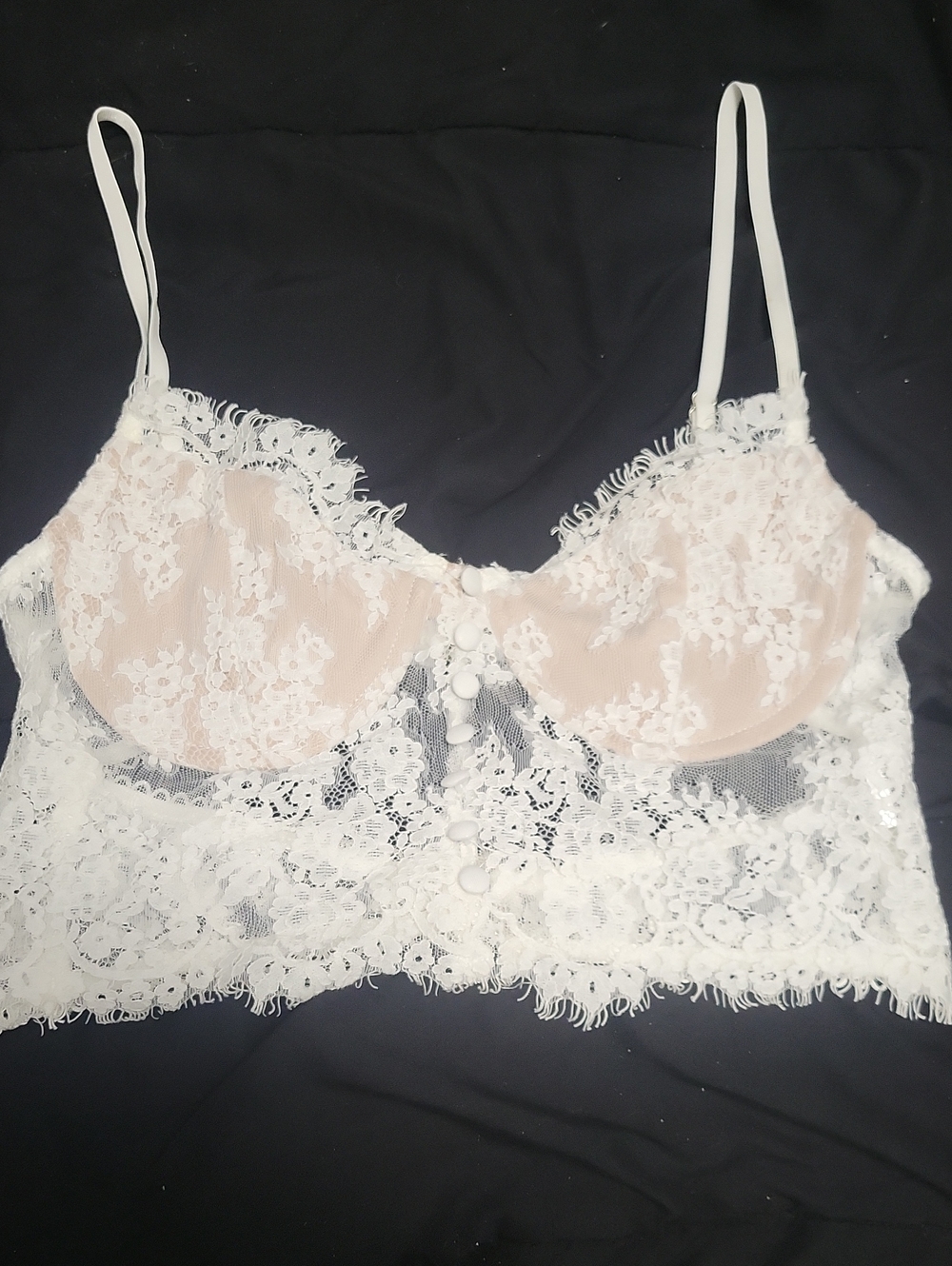 White Fox Medium Boutique "Fashion Fix" Lace Bustier